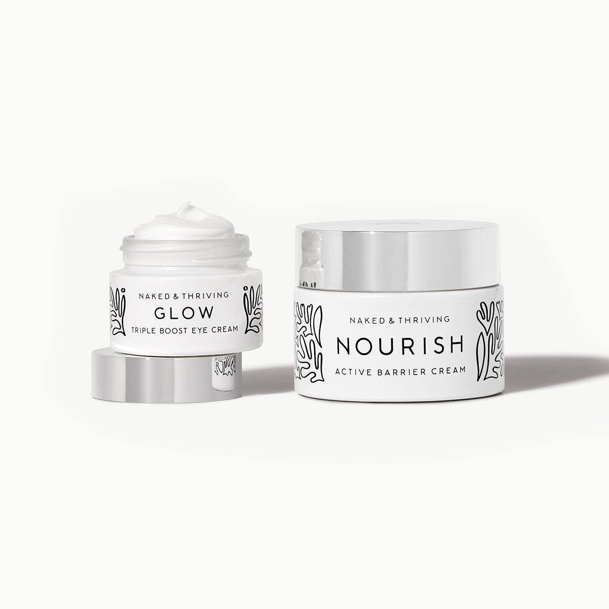 The Daily Essentials Duo: Glow, Nourish skin care bundle