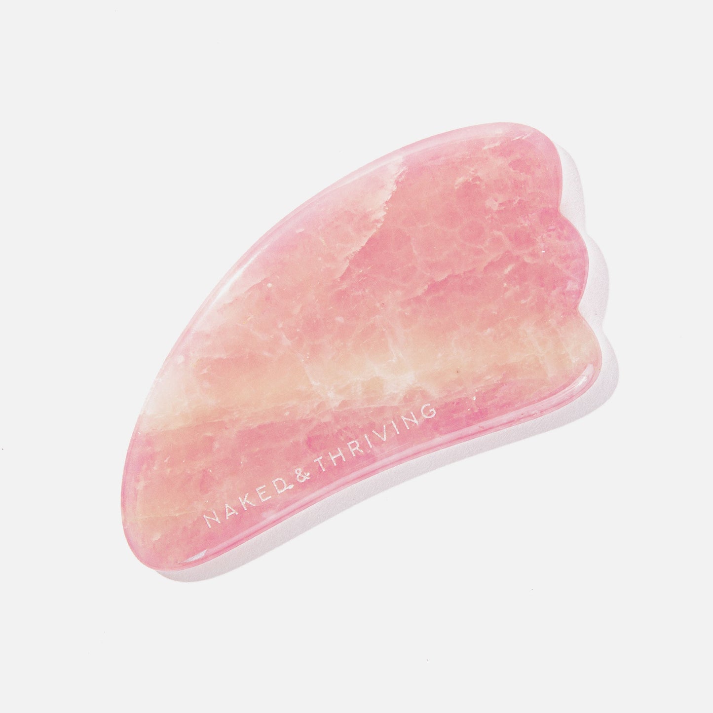 Pink Quartz Gua Sha: Sculpting Tool