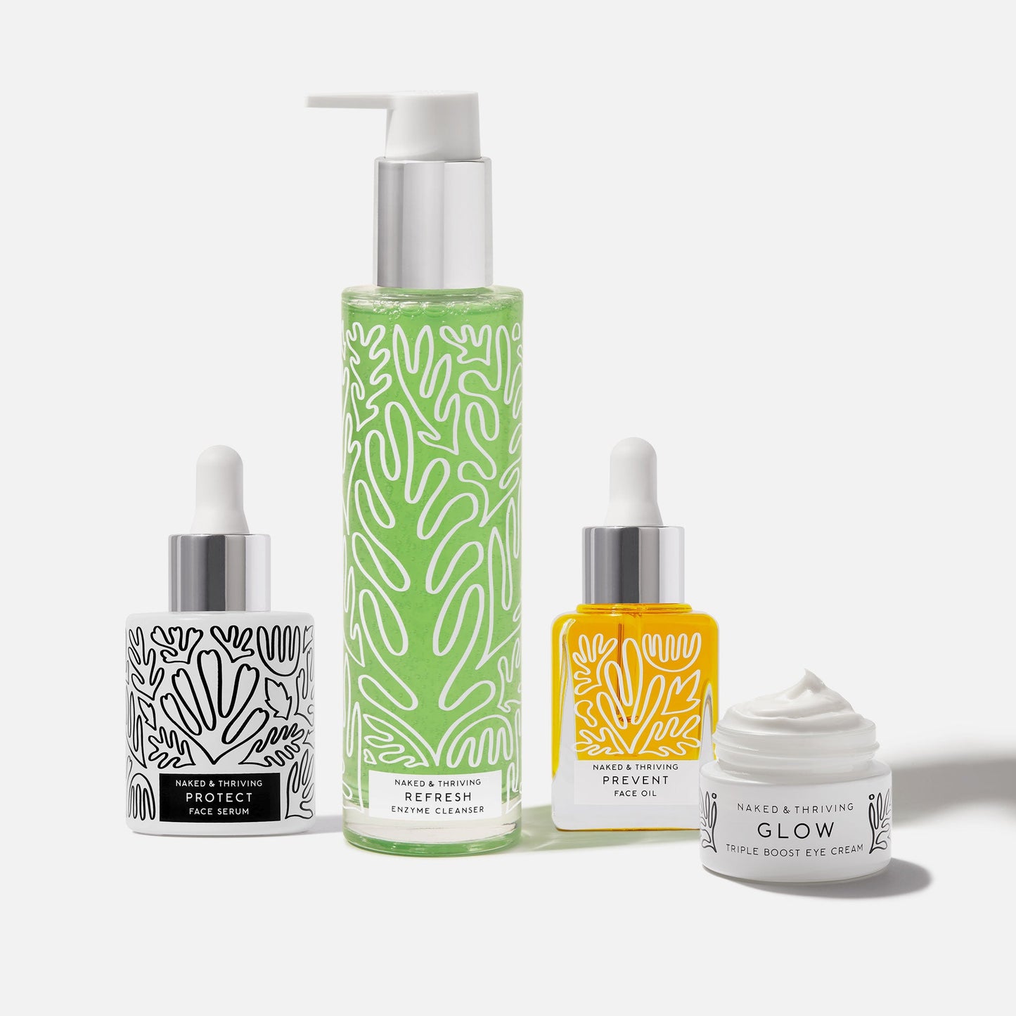 
                
                  The Age-Defying Routine: Refresh, Protect, Prevent, Glow
                
              