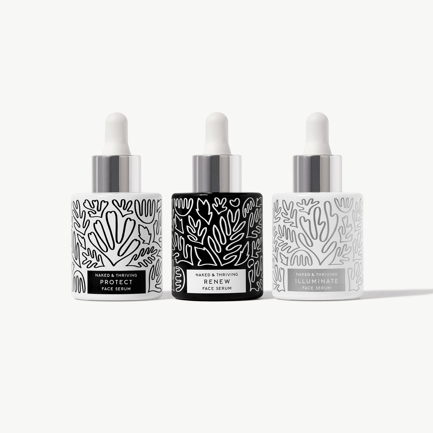 Radiant Serum Set: Protect, Renew, Illuminate