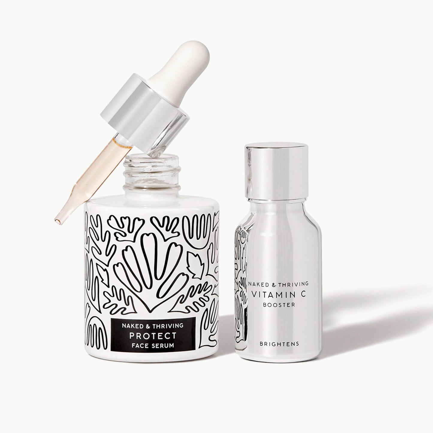 Supercharged Serum Set: Protect, Vitamin C Booster